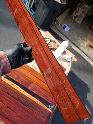 Cocobolo guitar fingerboard 10.18.23 A