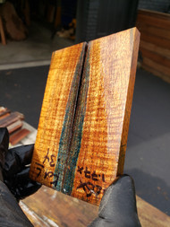 Curly Koa stabilized scales  10.18.23 L