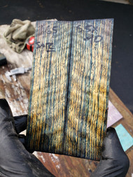 Curly Satinwood stabilized scales  10.18.23 C