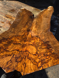 cocobolo spalted curly crotch bookmatch (7) 11/24/25