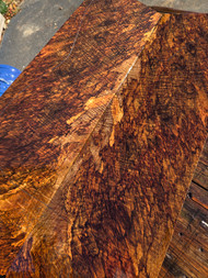 Cocobolo spalted curly crotch bookmatch (D) 11/17/25