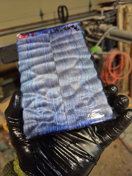 Quilted Maple  stabilized scales blue 1.20.26.002