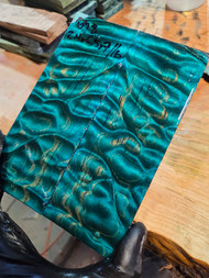 Quilted Maple  stabilized scales blue 1.20.26.008