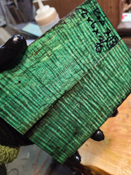 Curly Koa GREEN sapwood stabilized scales 1.20.26.003
