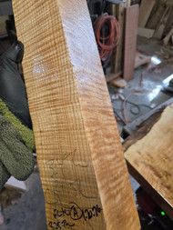 Flame maple turning spindle  A 1.20.26.A