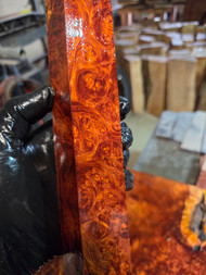 amboyna burl stabilized spindle A.2025