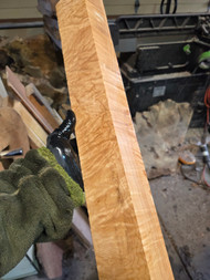 quilted maple turning spindle g 1.26.26.