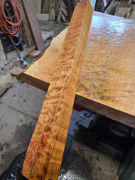 quilted maple turning spindle J 1.26.26.