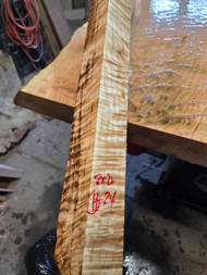 quilted maple turning spindle H 1.26.26.