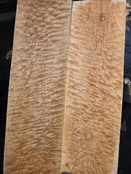 Quilted maple Bookmatch 6 . 2.16.26