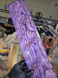Purple stabilized amur ash bass fingerbopard 4.25 wide 2.18.26 001