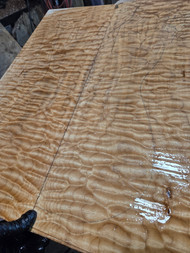 Quilted maple Bookmatch carvetop 1 3.2.26