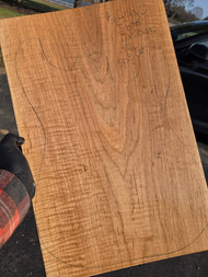 Curly maple 1pc  3.10.26.001