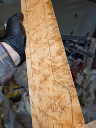 birdseye maple neck blank  1" thick  B