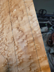 birdseye maple neck blank  1.10" thick  C double neck