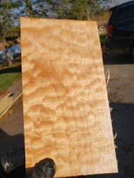 quilted maple headstock veneer