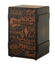 Pearl Primero Crate Style Cajon with Music Genre Front