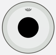 Remo P3-1320-10 20" Powerstroke® P3 Clear Black Dot™ Bass - Top Black Dot