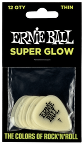 Ernie Ball Super Glow Cellulose Thin  Bag of 12