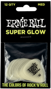 Ernie Ball Super Glow Cellulose Medium  Bag of 12