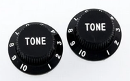 Allparts PK-015-023 Plastic Strat Tone Knobs Black
