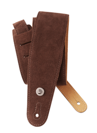 D'Addario Suede Guitar Strap, Cognac