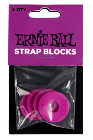 Ernie Ball 5618 Purple Strap Blocks 4pk