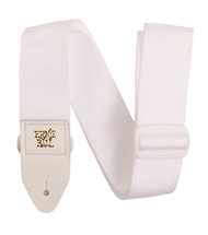 Ernie Ball White & White Polypro Guitar Strap