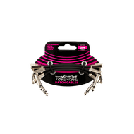 Ernie Ball P06220 flat ribbon patch cables 3pk