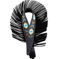 Levys 2.5" Wide Black Crazy Horse Leather Guitar Strap