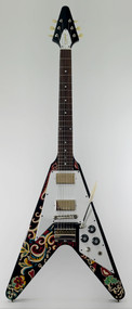 Epiphone Jimi Hendrix™ "Love Drops" Flying V, Ebony