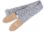 Couch Victorian Ink and Canvas Paisley Guitar Strap