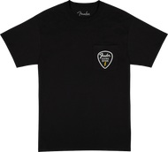 Fender® Pick Patch Pocket Tee, Black, XXL