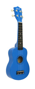 Amahi Jelly Bean Blueberry Ukulele Soprano w/bag