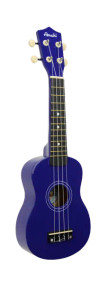 Amahi Jelly Bean Wild Plum Ukulele, Soprano w/bag