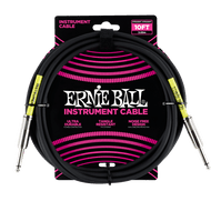 Ernie Ball Classic Instrument Cable Straight/Straight 10ft - Black
