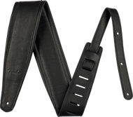 Fender 3.5" Premium Leather Strap, Black