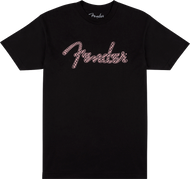 Fender® Spaghetti Logo Wavy Checker Tee, Pink Checker, XL