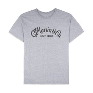 Martin Logo T-Shirt Granite Large