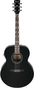 Ibanez AJ70M1E BK Jumbo Black Gloss