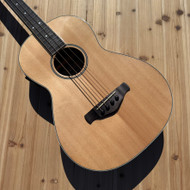 Used Ibanez AVNB2E-NT Parlor Acoustic Bass, Natural, w/bag