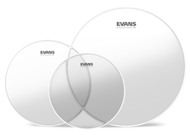 Evans G2 Clear Fusion Tompack, (10 inch, 12 inch, 14 inch)