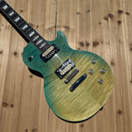 Used Epiphone Les Paul Modern Figured, Caribbean Blue Fade, w/bag