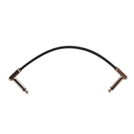 Ernie Ball Flat Ribbon Patch Cable 6in - Black - Single