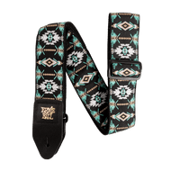 Ernie Ball Classic Jacquard Guitar Strap/Bass Strap - Southwestern Turquoise