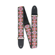 Martin Jacquard Lilac Coral Guitar Strap