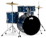PDP PDCE2215KTRB 5pc Centerstage Blue Drum Set