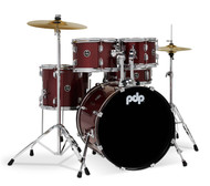 PDP PDCE2015KTRR 5pc Centerstage Ruby Drum Set