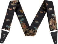 Fender Satin Dragon Strap, Black