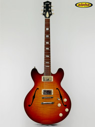 Used Collings I-35 Deluxe, Dark Cherry Sunburst, w/case